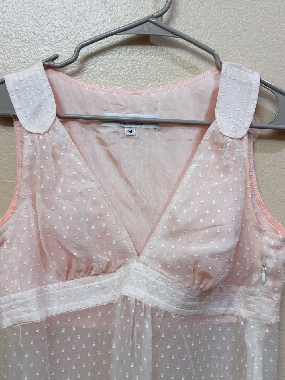 TRINA TURK 90s Sheer Babydoll Top